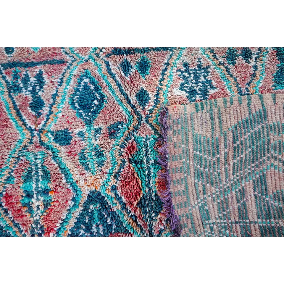 Alfombra rosa vintage Beni Mguild