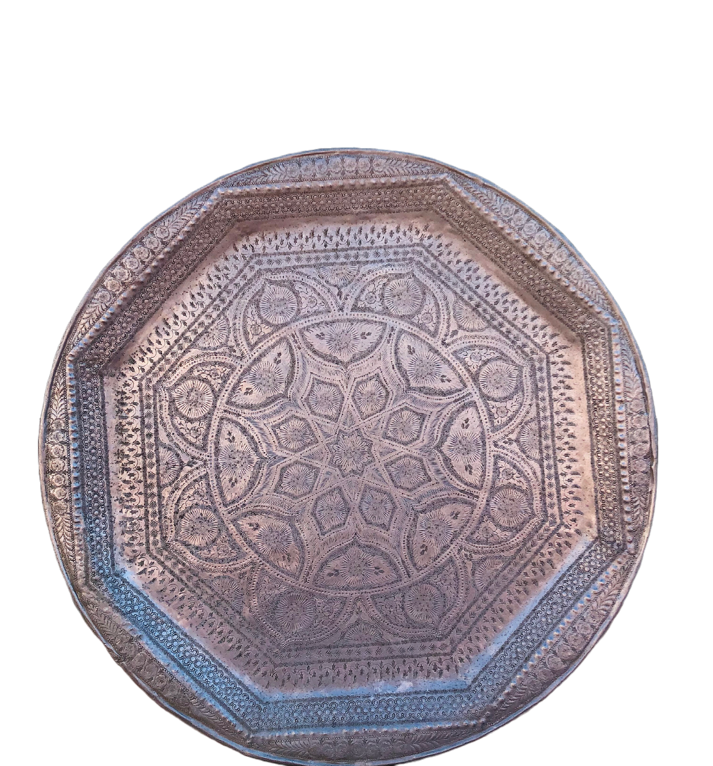 Bandeja Mesa Vintage de aluminio