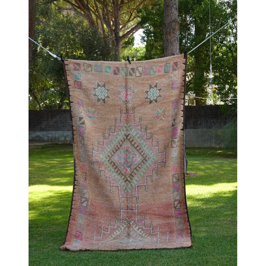 Alfombra beige pelo corto Rehamna