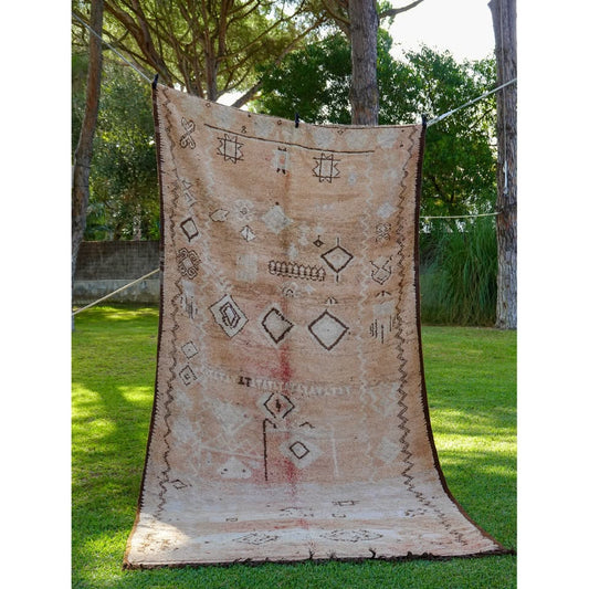 Alfombra beige pelo corto Rehamna
