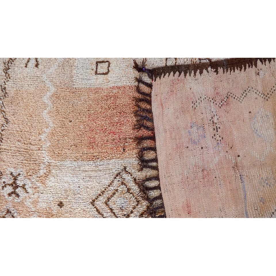 Alfombra beige pelo corto Rehamna