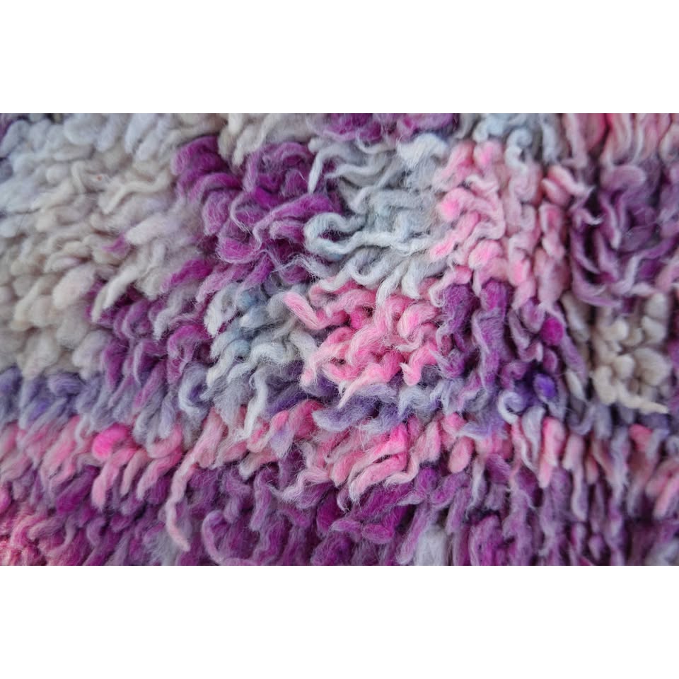 Alfombra lila vintage Boujaad